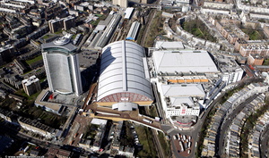 Earls Court Exhibition Centre  London from the air