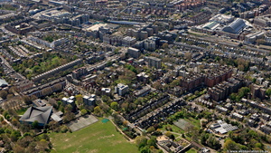  Kensington High St , Kensington, London from the air