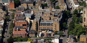 Royal Brompton Hospital, London from the air