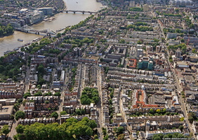Chelsea London from the air