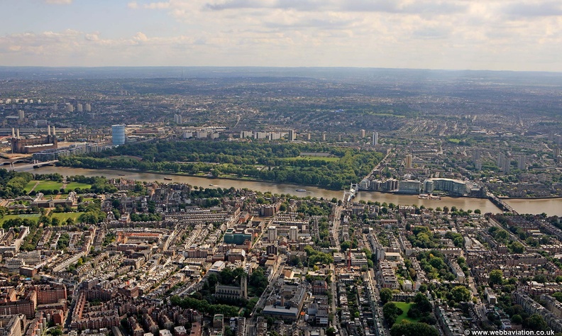 Chelsea London from the air