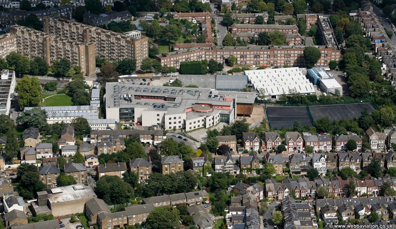 Lambeth Academy from the air