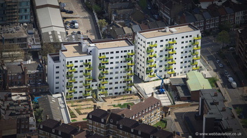 Skanska Printworks Apartments Coldharbour La Camberwell Lambeth London  from the air