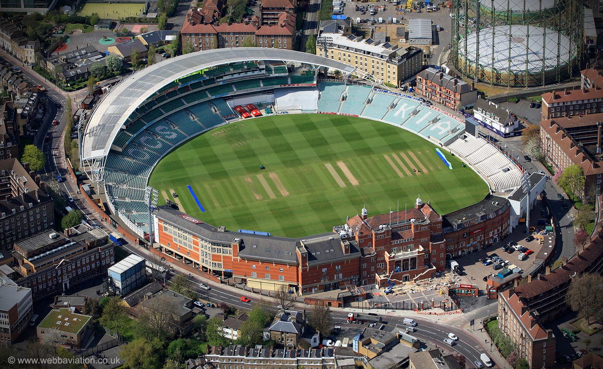  the Oval Cricket Ground London  from the air