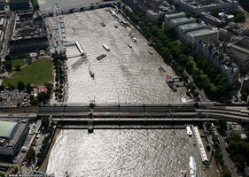 Westminister Bridge from the air