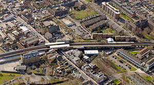 Deptford railway stationfrom the air
