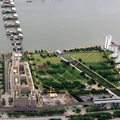 Thames Barrier Park from the air