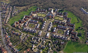  Repton Park, the former Claybury Hospital  Woodford Green,Redbridge,   from the air