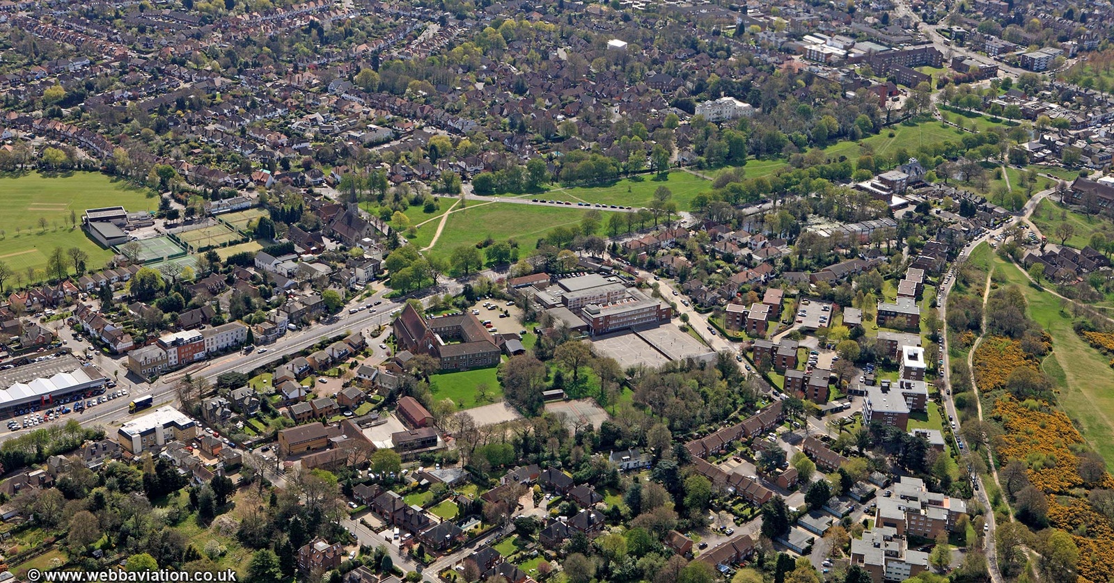 Woodford Green,Redbridge,   from the air