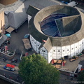 Globe Theatre London England UK aerial photograph 
