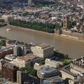 St Thomas' Hospital London UK  from the air