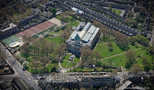 Imperial War Museum London  from the air