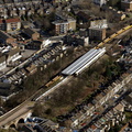 Nunhead railway station in  London  from the air