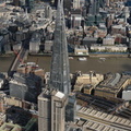 the Shard London from the air