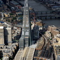 the Shard London from the air