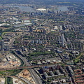 Bow, London  from the air