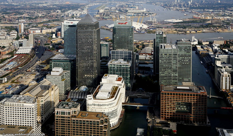  London Docklands  from the air