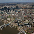 St Katharine Docks London from the air