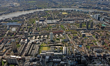 Shadwell  London from the air