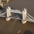 Tower Bridge London from the air