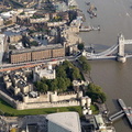 The Tower of London & River Thames  from the air