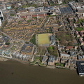 Wapping London from the air