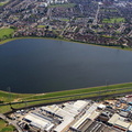 Banbury Reservoir aerial photo  