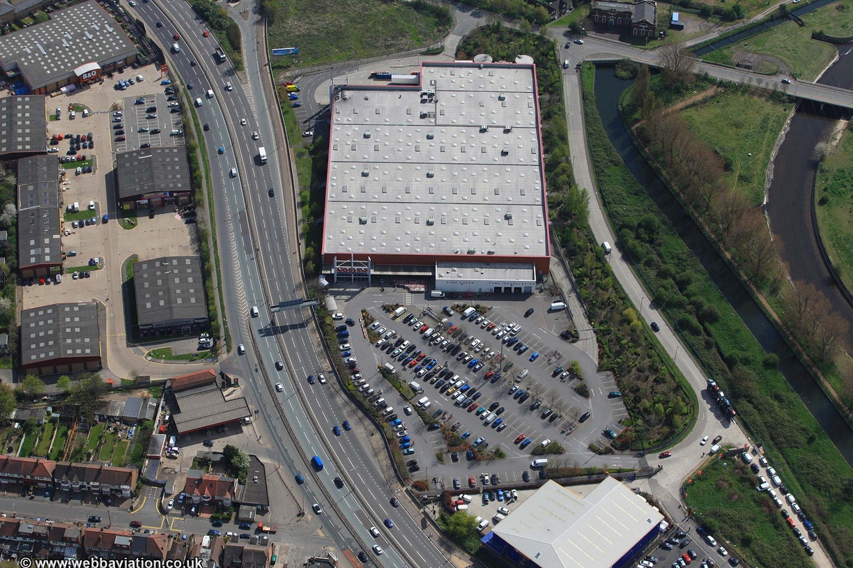 Costco Chingford  from the air