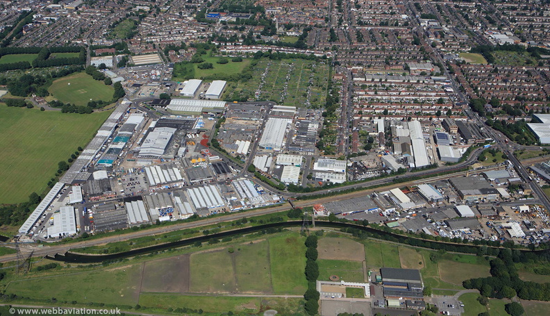 Forest Business Park Walthamstow London  from the air