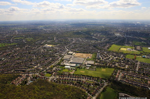 Highams Park, London from the air