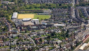 Highams Park School, London from the air