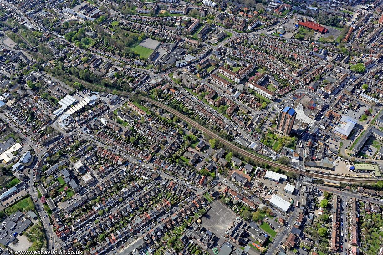 Walthamstow   from the air