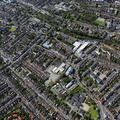 terraced houses Walthamstow from the air