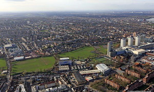  Earlsfield and Southfields Wandsworth   from the air