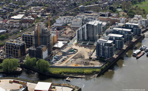 Wandsworth Riverside Development  from the air