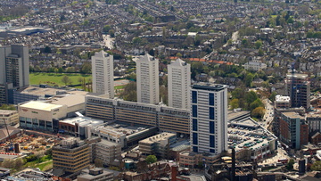 Southside Shopping Centre  Wandsworth from the air