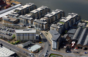Riverside West, Wandsworth from the air