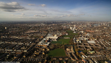 Southfields &   Earlsfield Wandsworth from the air