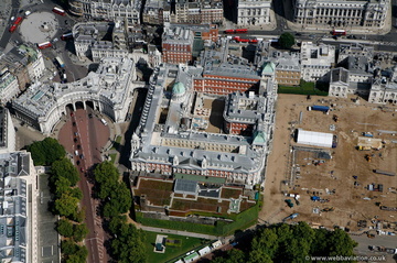 Old Admiralty Building London aerial photo  