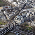 Charing Cross railway station London aerial photo  