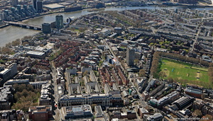 Regency Street London aerial photo  