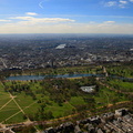 Hyde Park, London aerial photo  