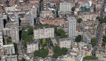 Hyde Park Estate  from the air