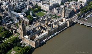 Houses of Parliament aerial photo  