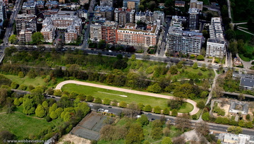 Regent's Park track aerial photo  