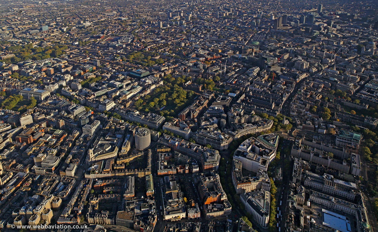 Kingsway Westminster London  aerial photo  