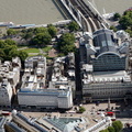  Charing Cross railway station aerial photo  
