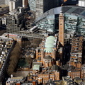 Westminster Cathedral  London aerial photo  