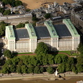 Ministry of Defence Main Building London aerial photo  