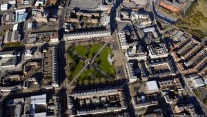 Hamilton Square Birkenhead from the air